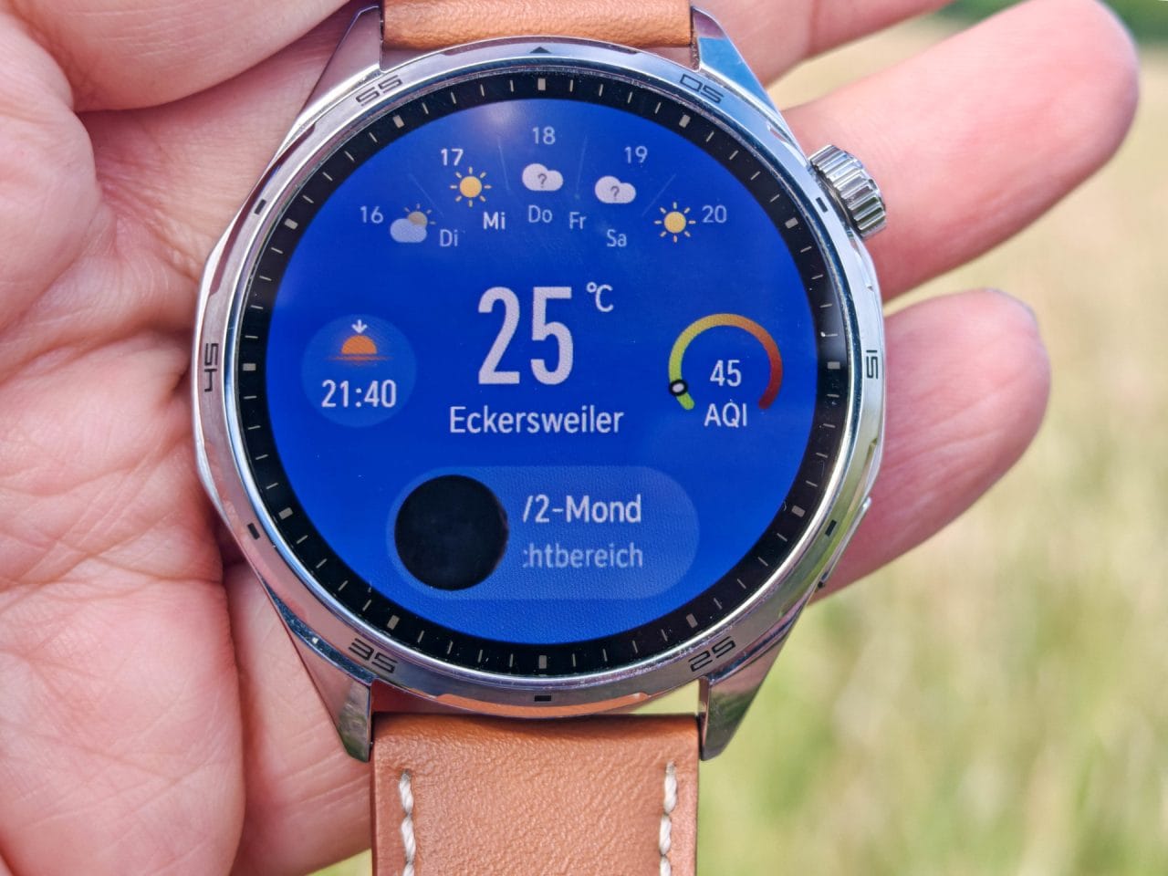 HONOR Watch 6 vorinstallierte Wetterapp