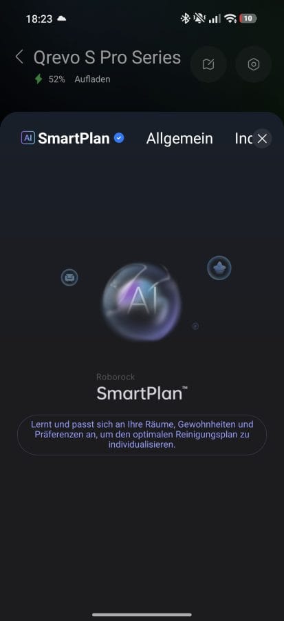 Roborock App SmartPlan