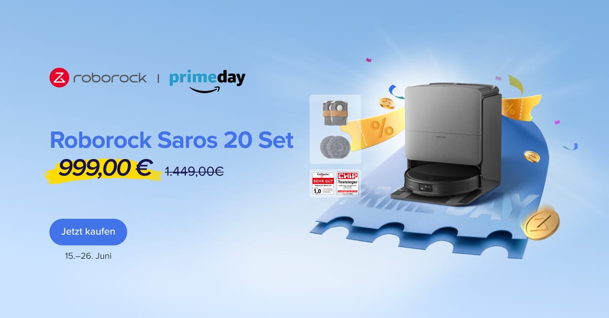 Roborock Saros 20 Set Prime Day Angebot