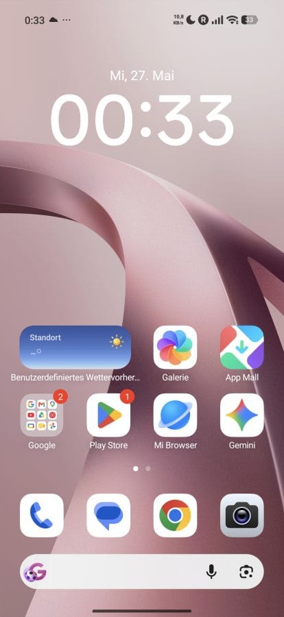 Xiaomi 17T Homescreen