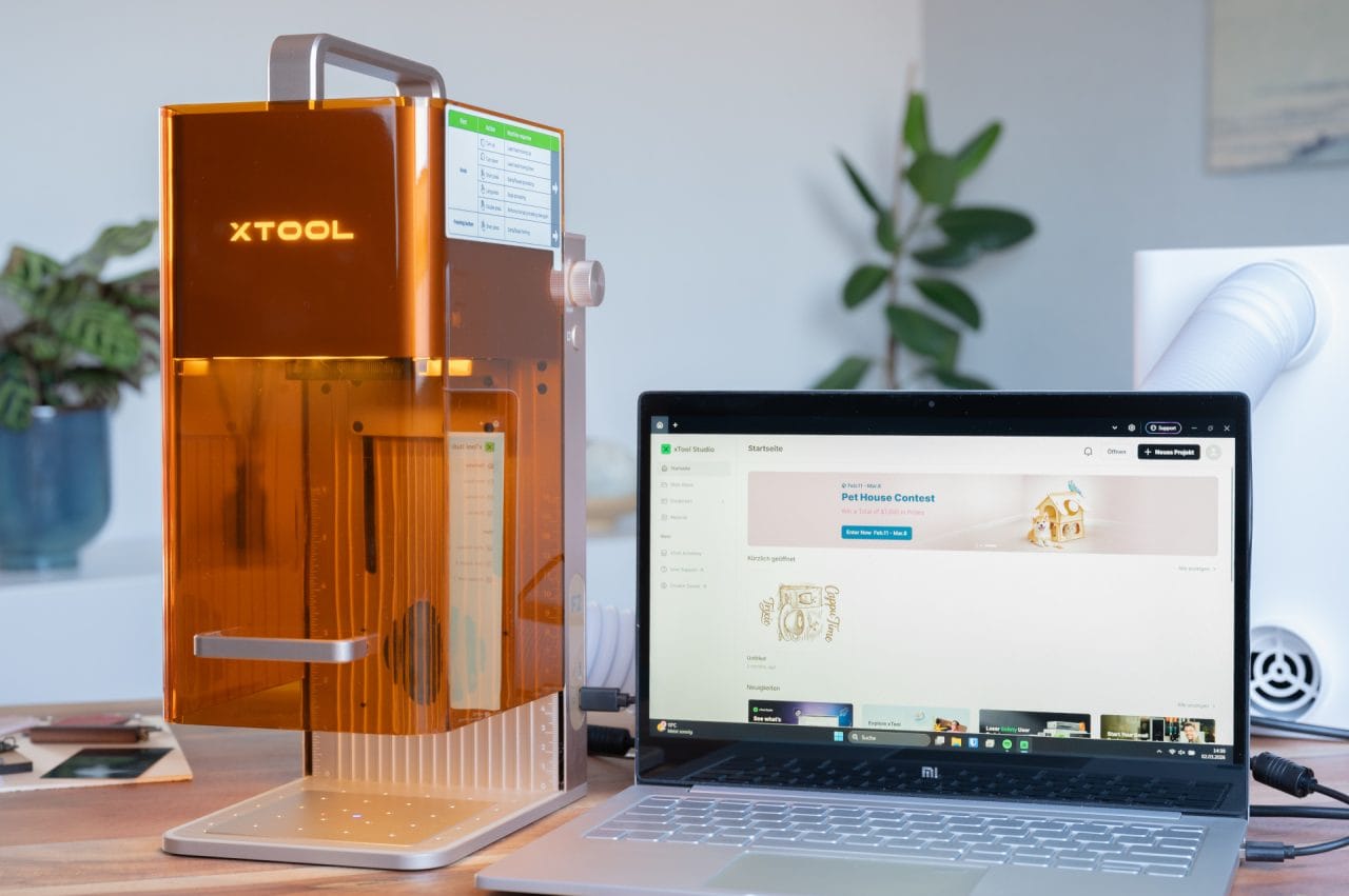 xTool F2 mit Software