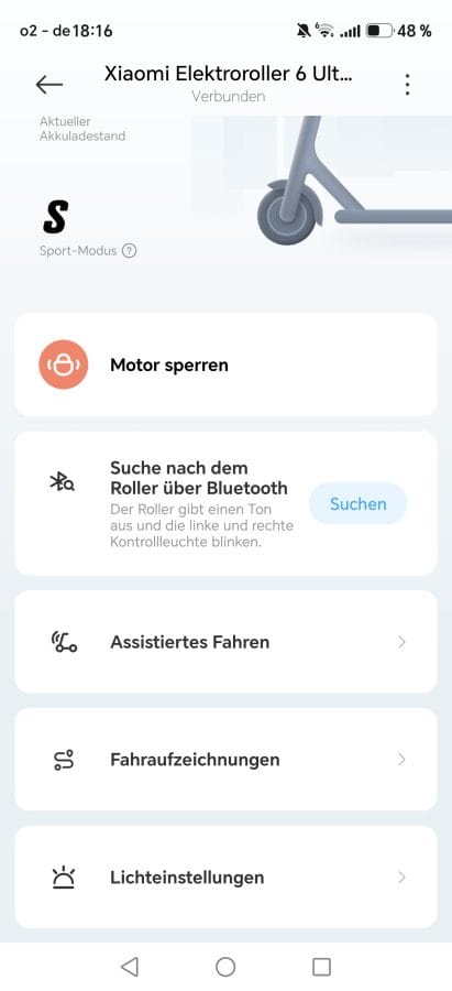 App Motor Sperren