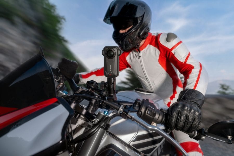 Insta360 X6 Lifestyle Motorcycle