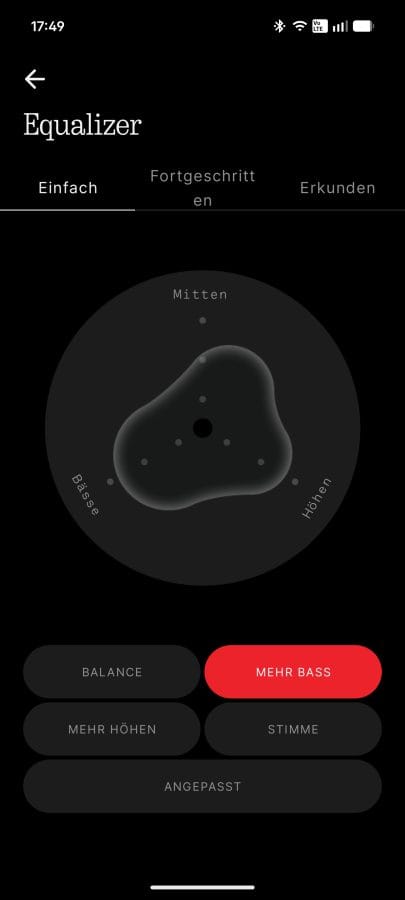 Nothing X App Equalizer Einfach