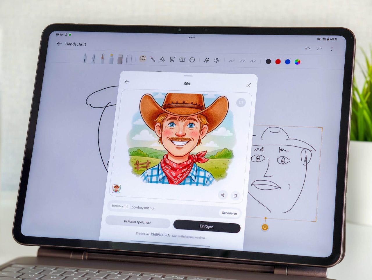 OnePlus Pad 4 KI-Bildgenerator