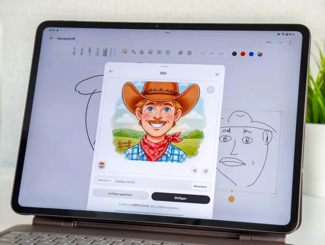 OnePlus Pad 4 AI-bildegenerator