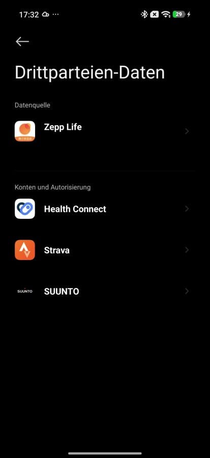 Xiaomi Mi Fitness Drittanbieter