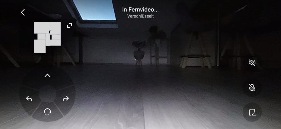DJI ROMO P2 Videofunktion bei Nacht