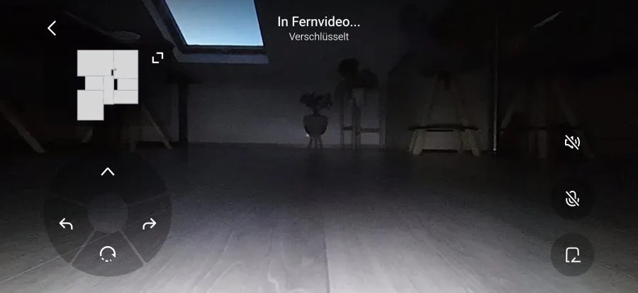 Funkce nočního videa DJI ROMO P2