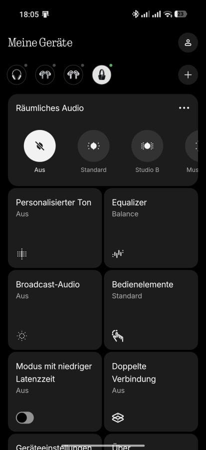 Nothing X App Funktionen