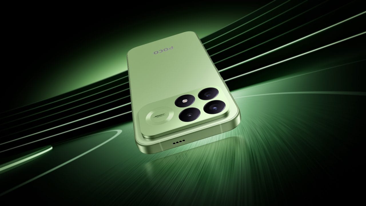 POCO F9 Pro in gruen