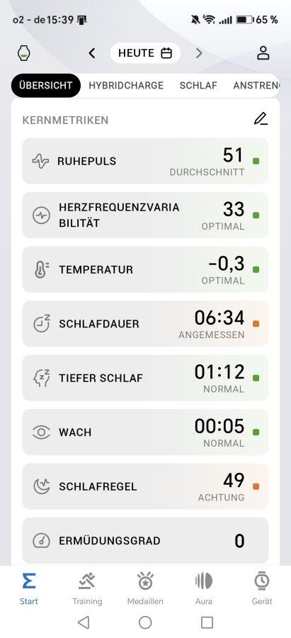 Amazfit T-Rex 3 Pro Gesundheit Drei