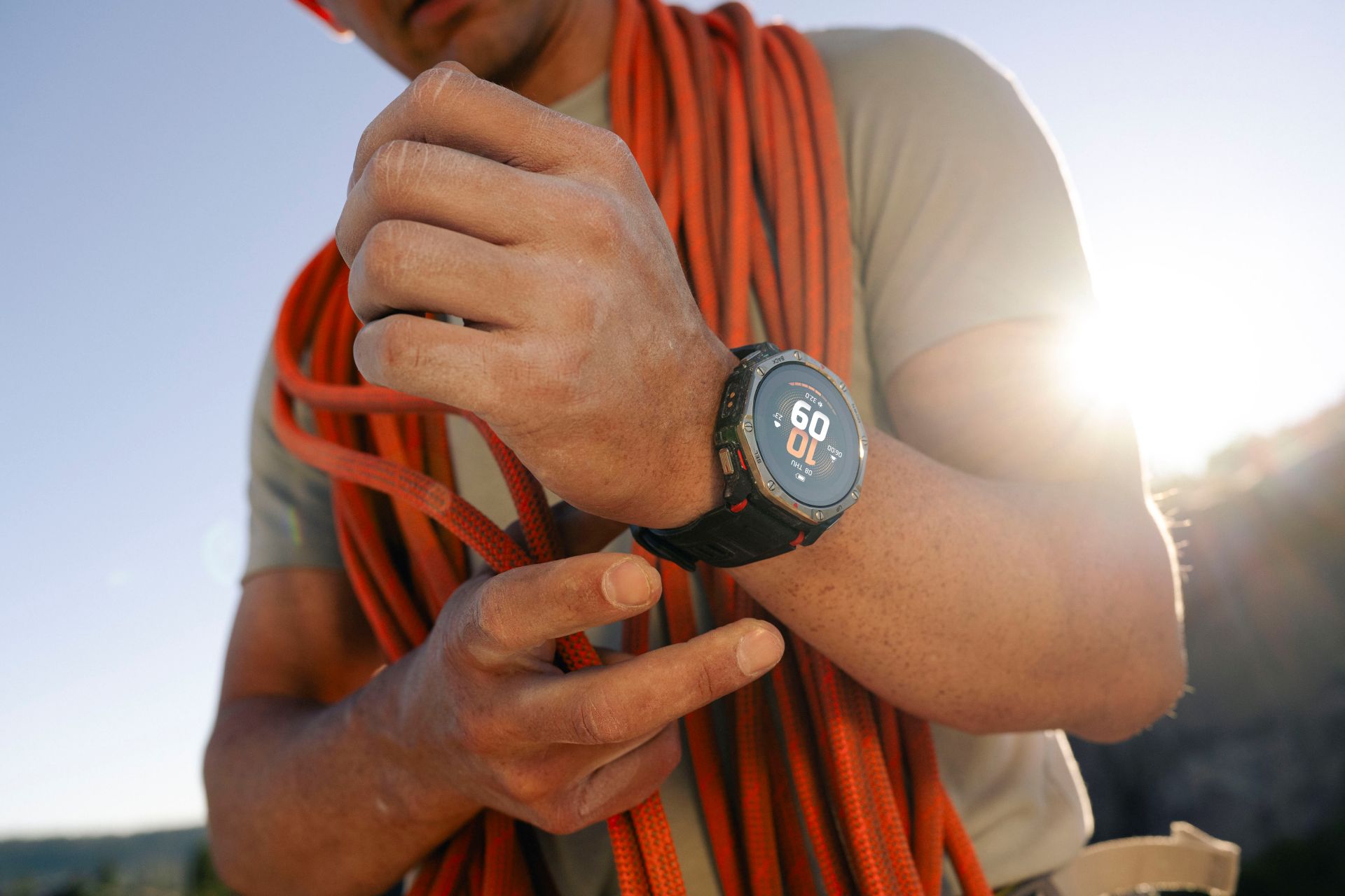 Amazfit T-Rex Dual Solar Solaranzeige