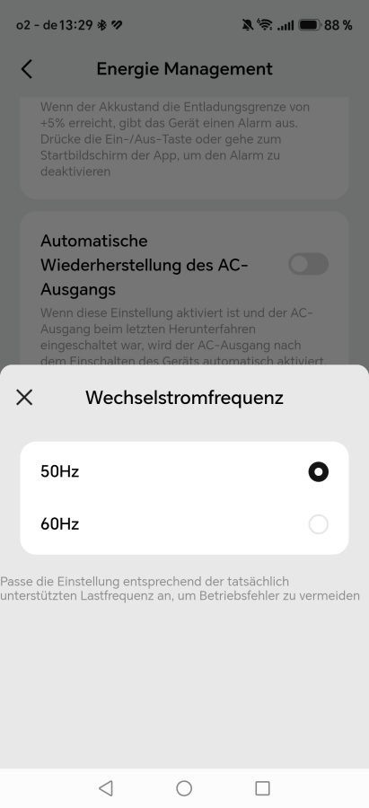 App DJI Power Auro 2000 Elite 50Hz oder 60Hz