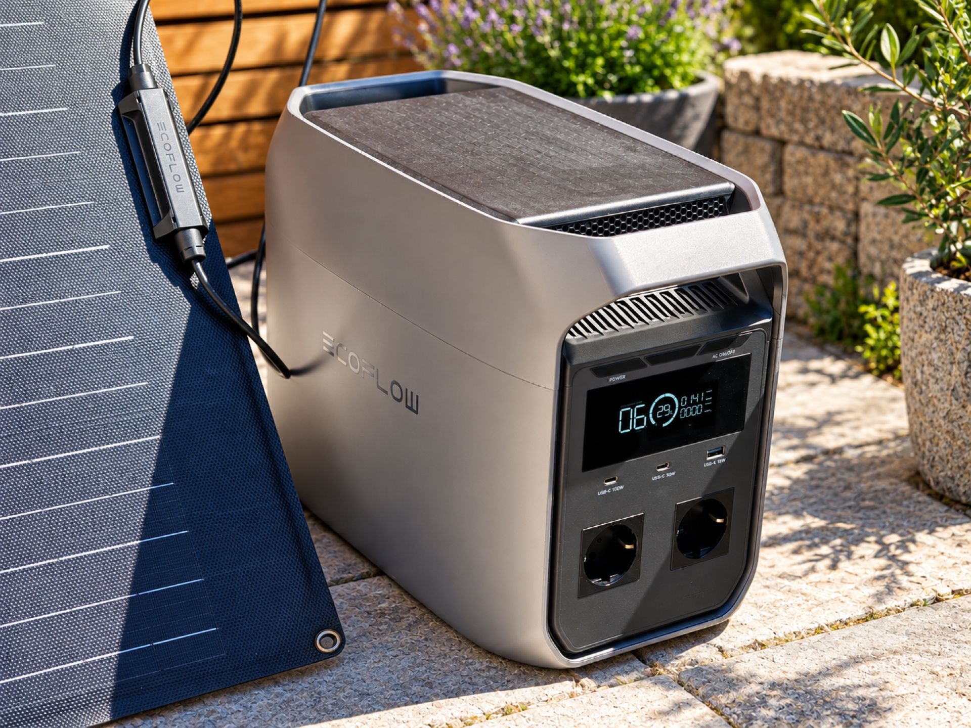 EcoFlow Delta 3 Classic Nahaufnahme