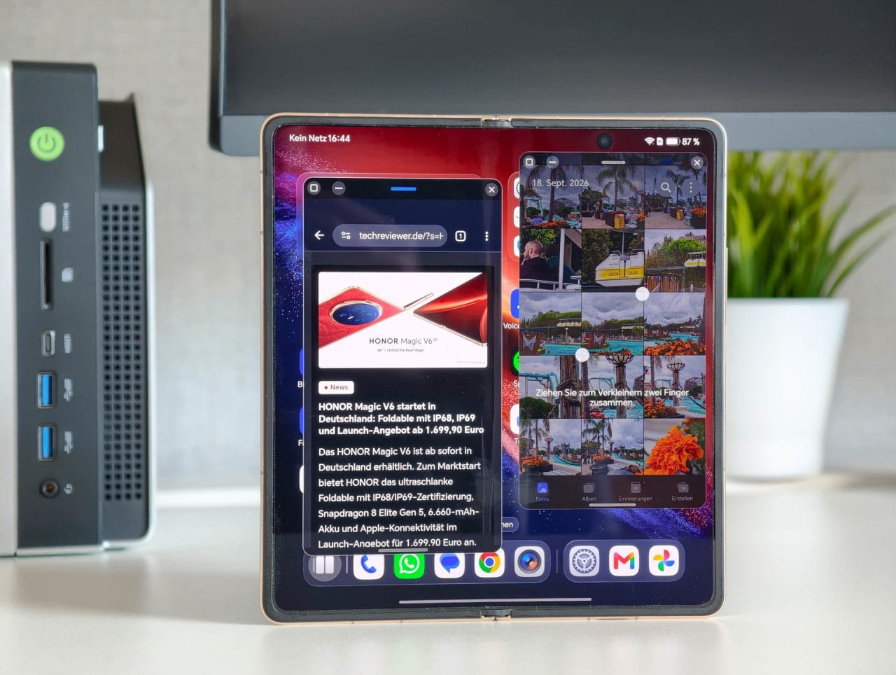 HONOR Magic V6 Floating Windows