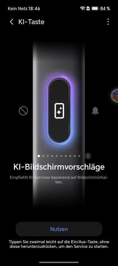 HONOR Magic V6 Seitentaste
