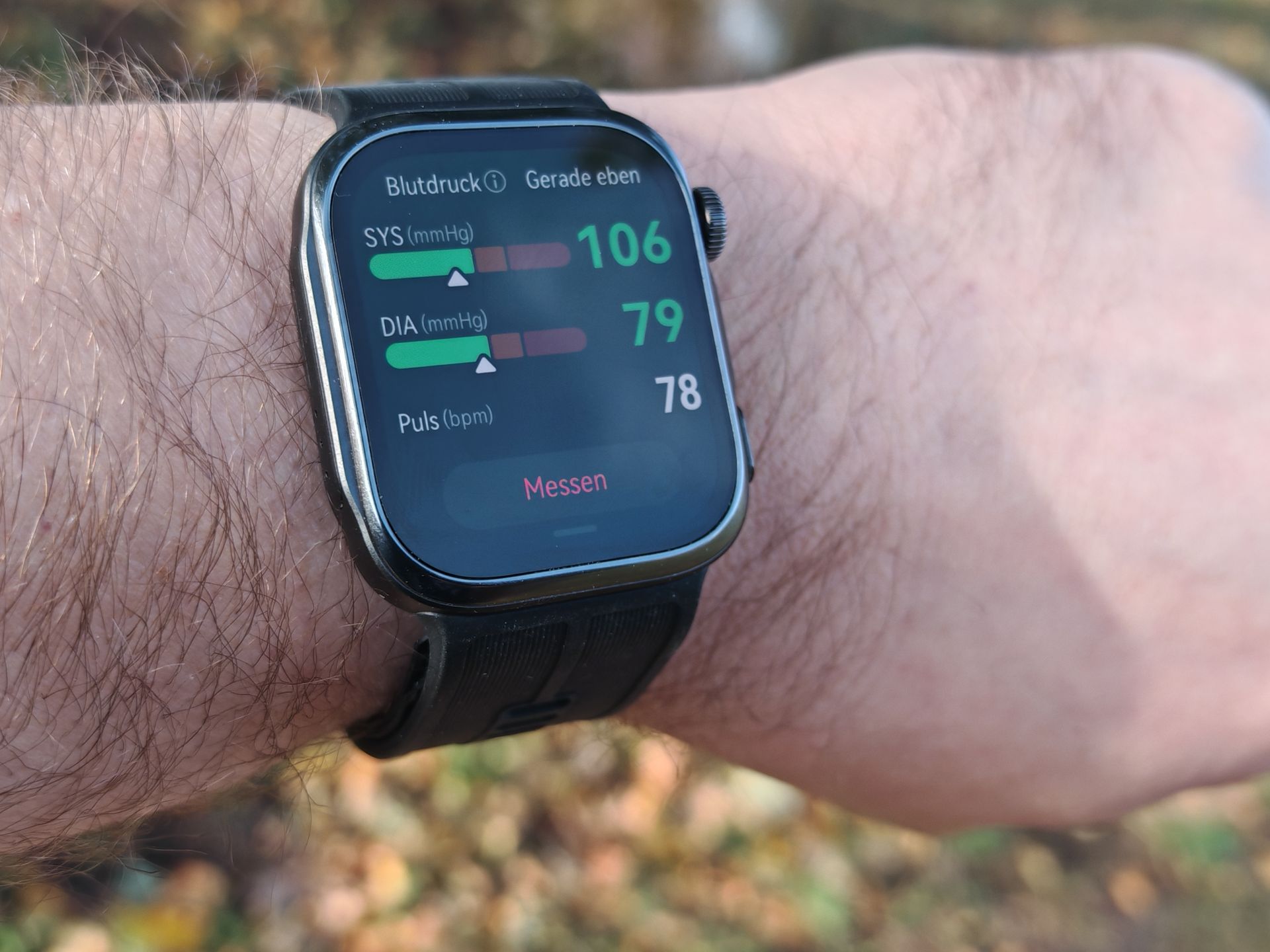 HUAWEI Watch D3 Ergebnis der Messung