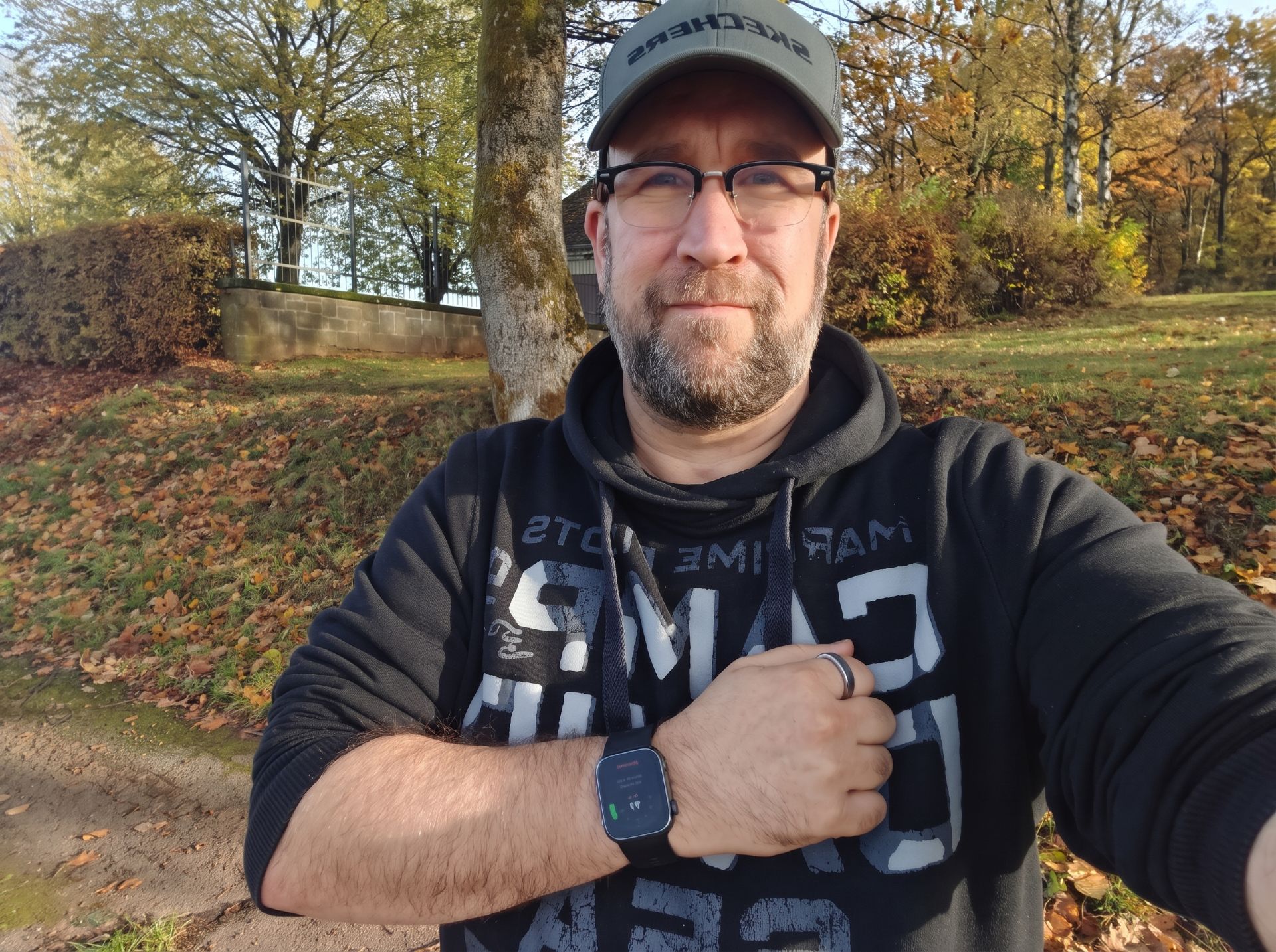 HUAWEI Watch D3 Messung auf Herzhöhe