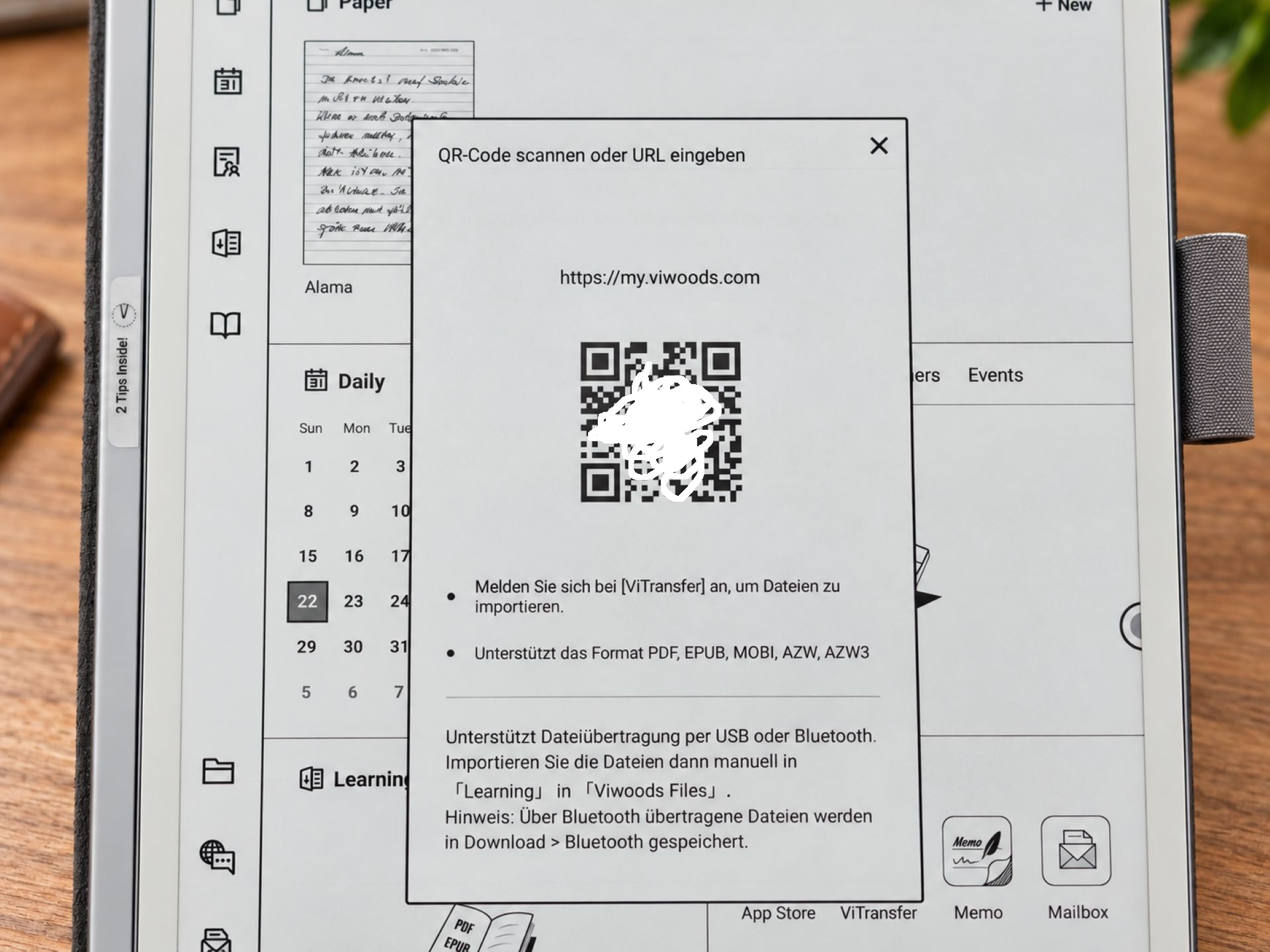 Viwoods AiPaper Arbeiten im Alltag